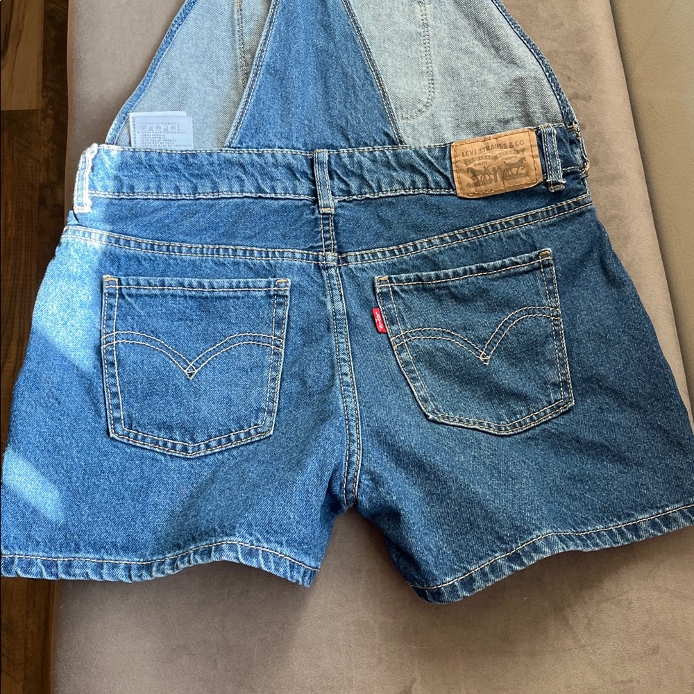 Levi's Blue Denim Overalls Size 14-16